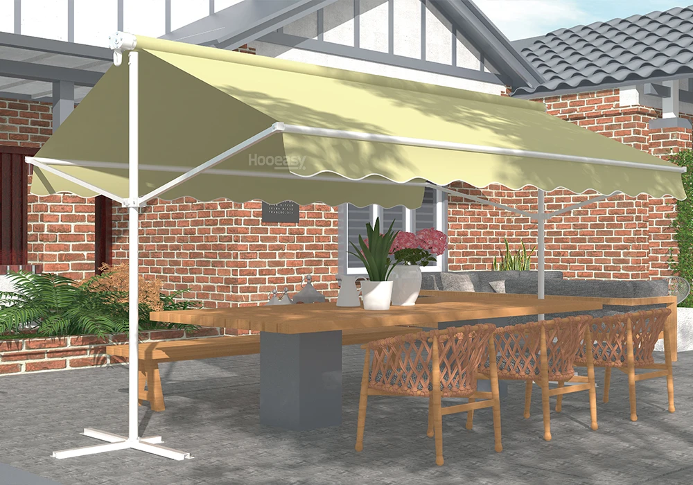 Hooeasy Mobile Awning/Double Awning 2400/2400B Two sides projection,much more space and convenience,ambulant functioeasy moving, easy fixing 2 2400-2
