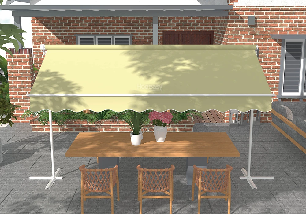 Hooeasy Mobile Awning/Double Awning 2400/2400B Two sides projection,much more space and convenience,ambulant functioeasy moving, easy fixing 3 2400-3