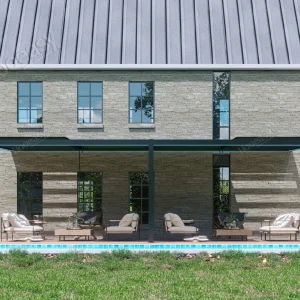 aluminium wall mounted pergola 8610F（2）