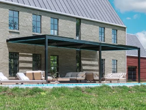 aluminium wall mounted pergola 8610F（3）