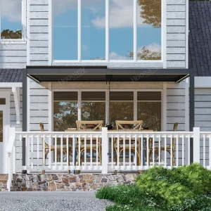 aluminium wall mounted pergola 8610H（2）