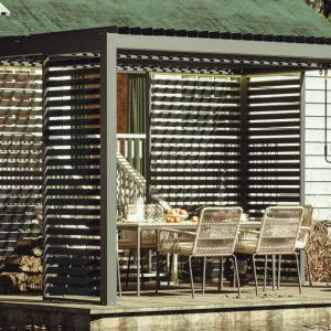 aluminum sliding fixed louver wall 9710（4）