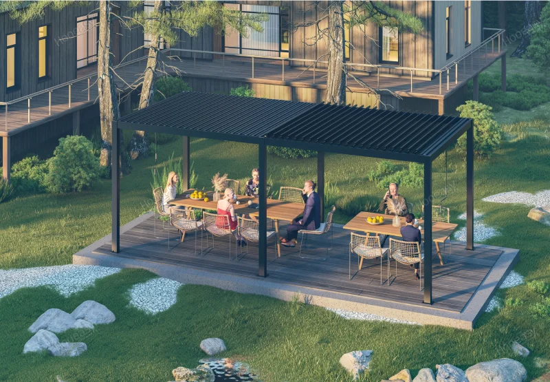 basic louvered pergola 8640E（1）