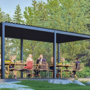 basic louvered pergola 8640E（2）