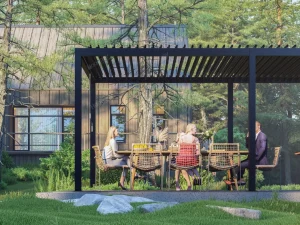 basic louvered pergola 8640E（3）