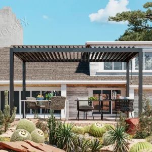 basic louvered pergola 8640（3）