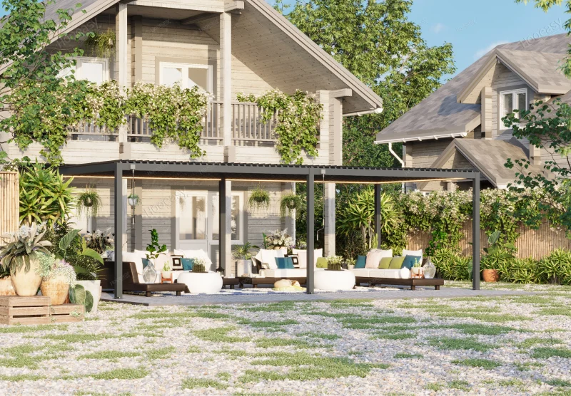 elegant aluminum pergola 8650E（1）