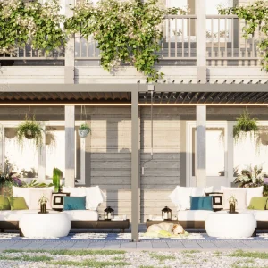 elegant aluminum pergola 8650E（3）