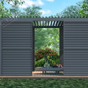 movable aluminium louver wall 9720（2）