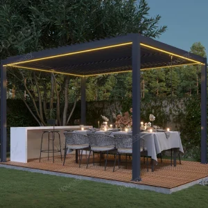 the classic aluminum pergola 8610B（2）