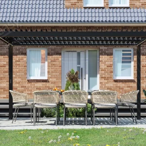 the classic aluminum pergola 8610C（2）