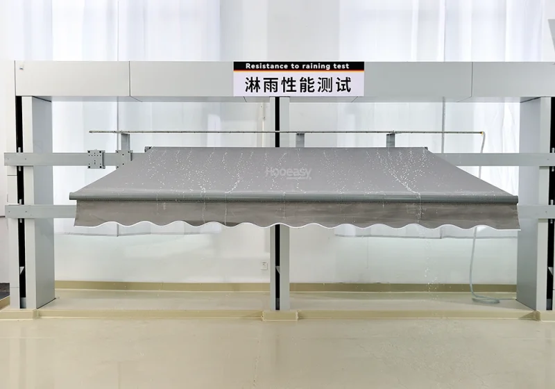 Our Factory 8 Resistance to raining test