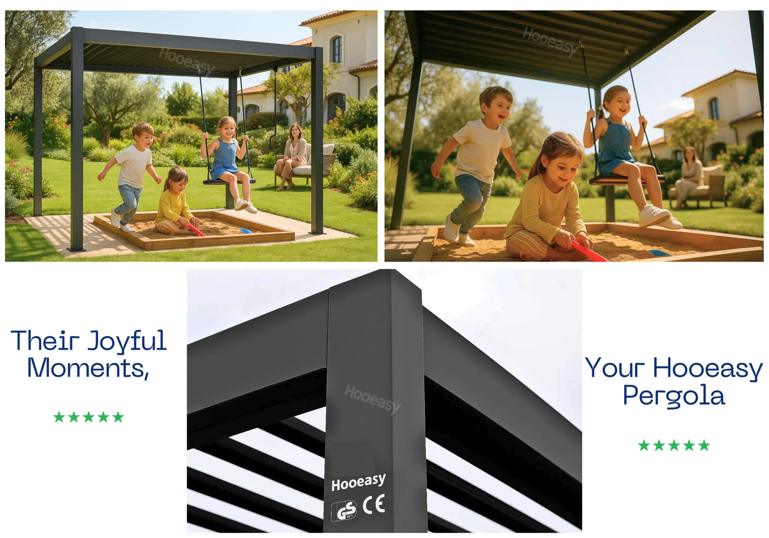 Valentine’s Day 2026: Building Outdoor Spaces That Last Beyond the Moment 4 Hooeasy Company Pergola Product Detail Reference Diagram scaled
