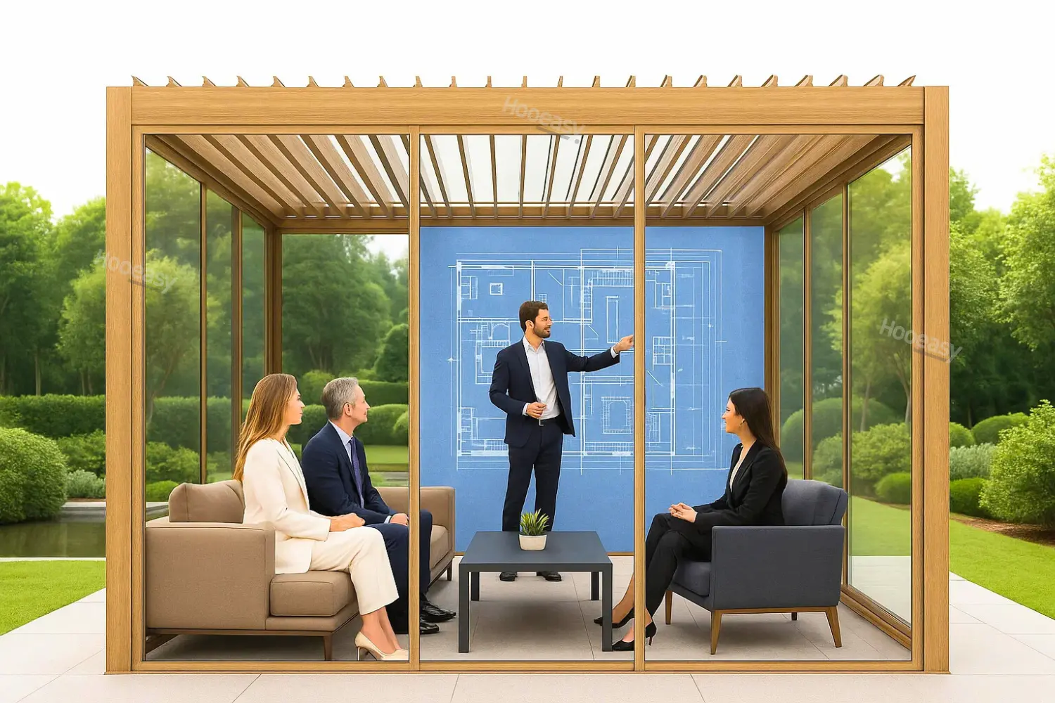 International Women’s Day 2026: How Pergolas Empower Women to Create Better Outdoor Living Spaces 4 outdoor pergola home office workspace modern design